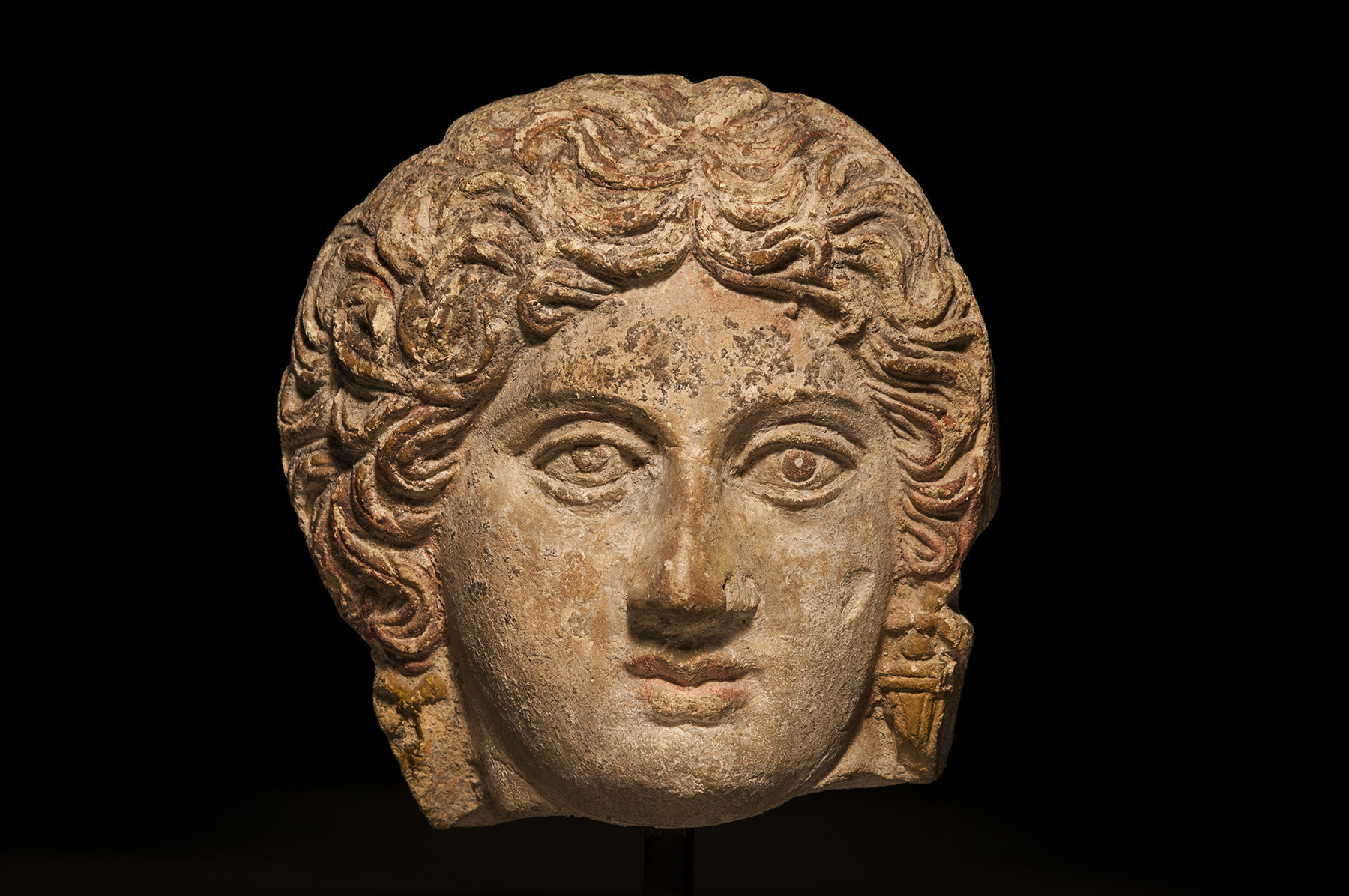 Greek Terracotta Head of a Female