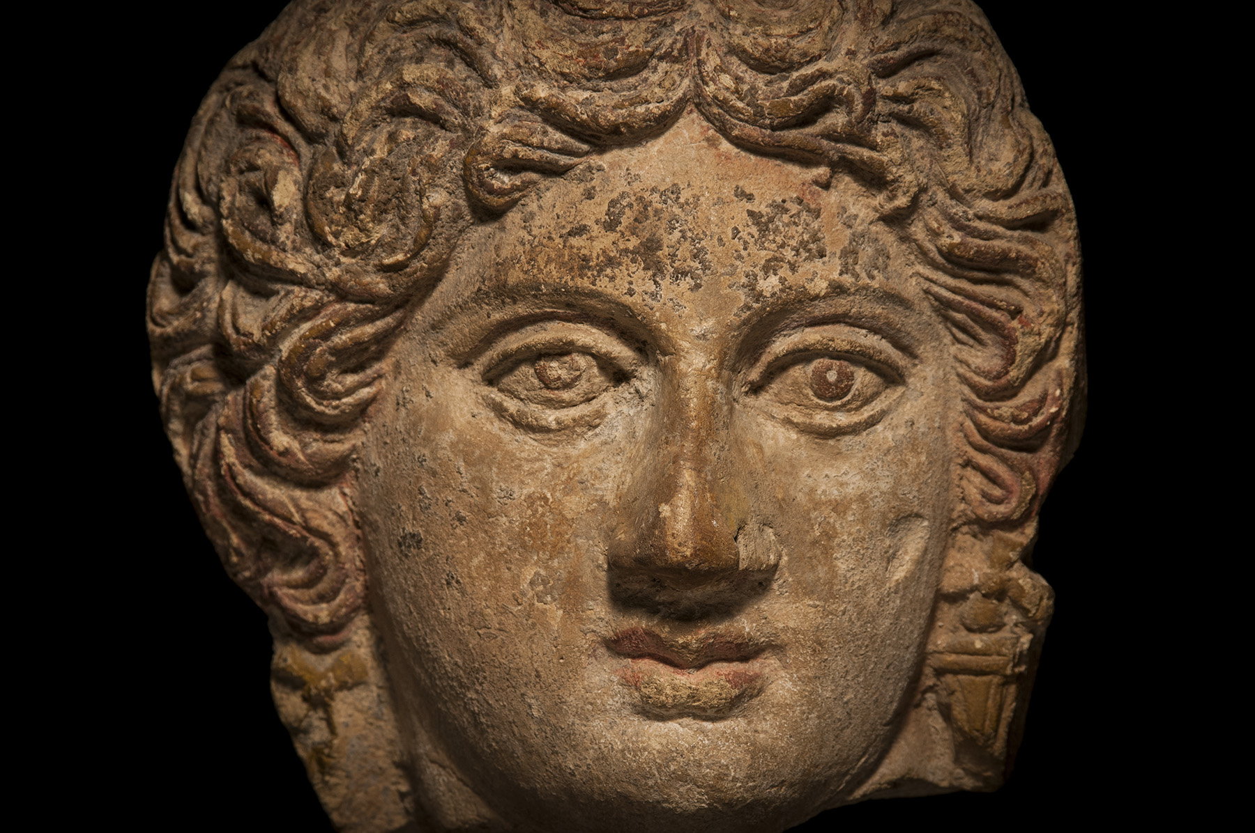 Greek Terracotta Head of a Female - Image 2