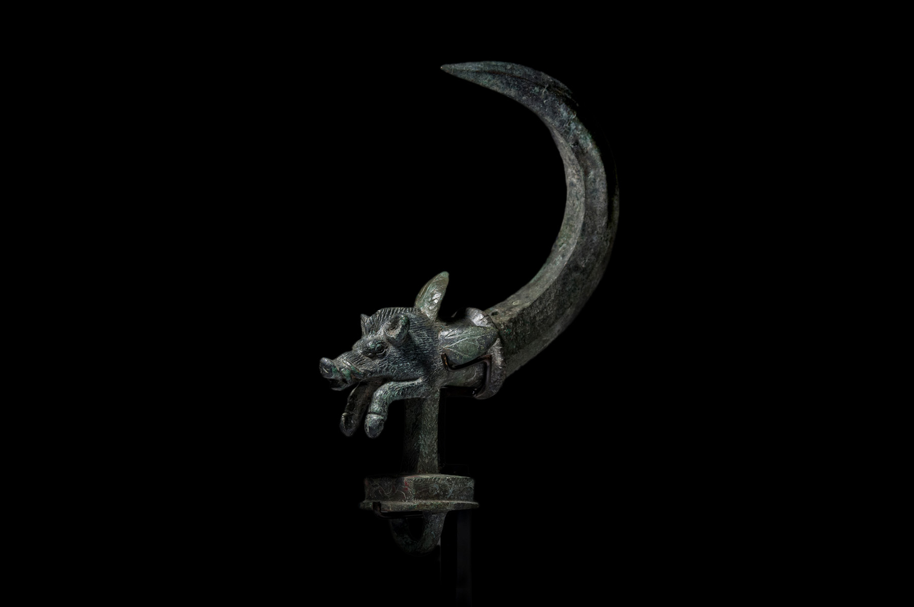Roman Bronze Chariot Fixture for Rope and Straps - Image 4