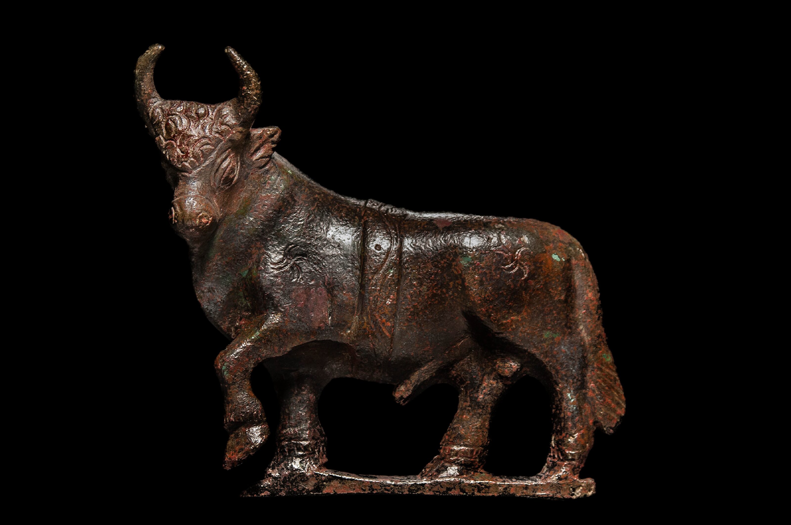 Bronze Imperial Roman Bull Stomping Hoof - Image 2