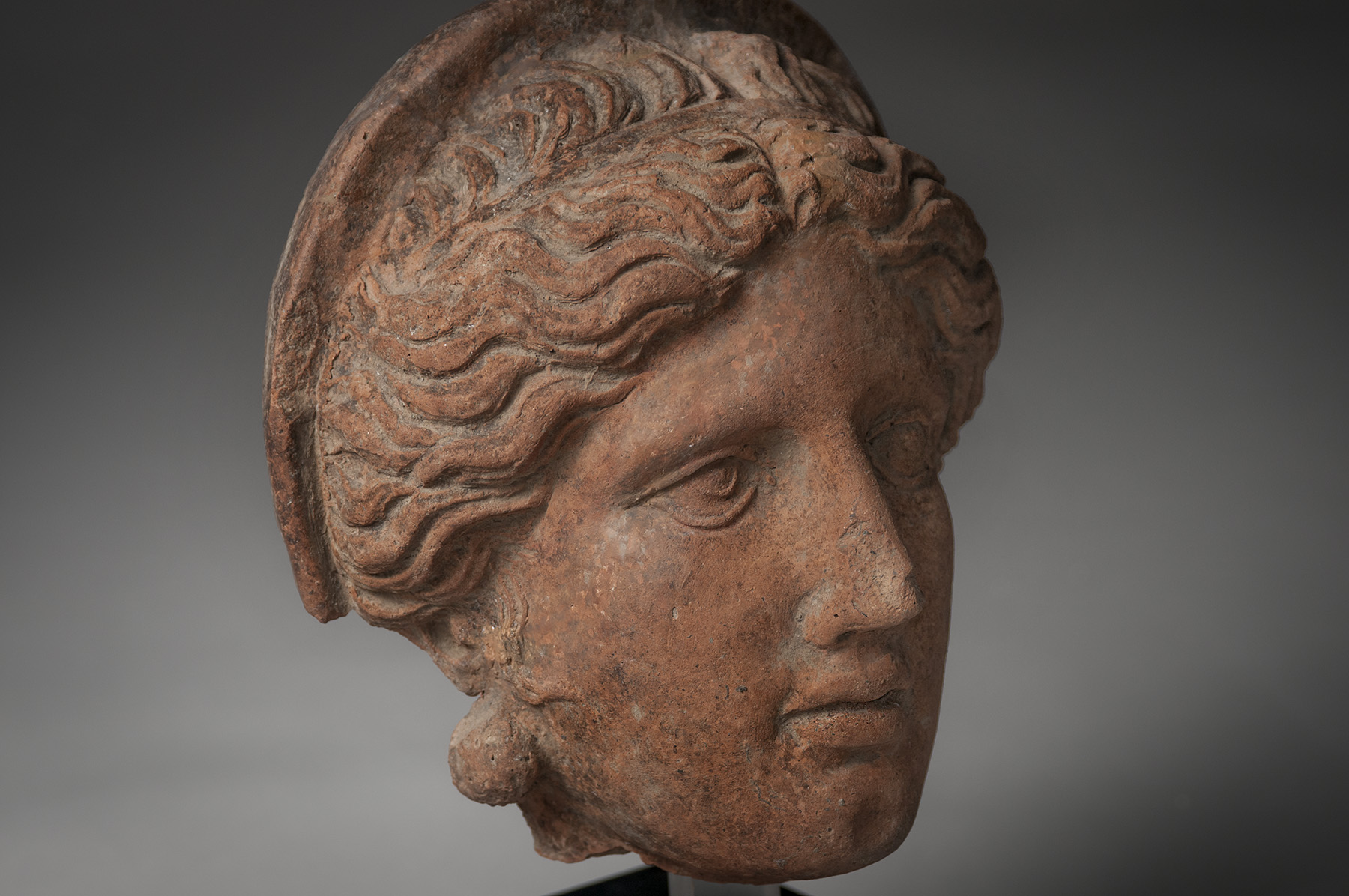 An Etruscan Female Votive Head - Image 2
