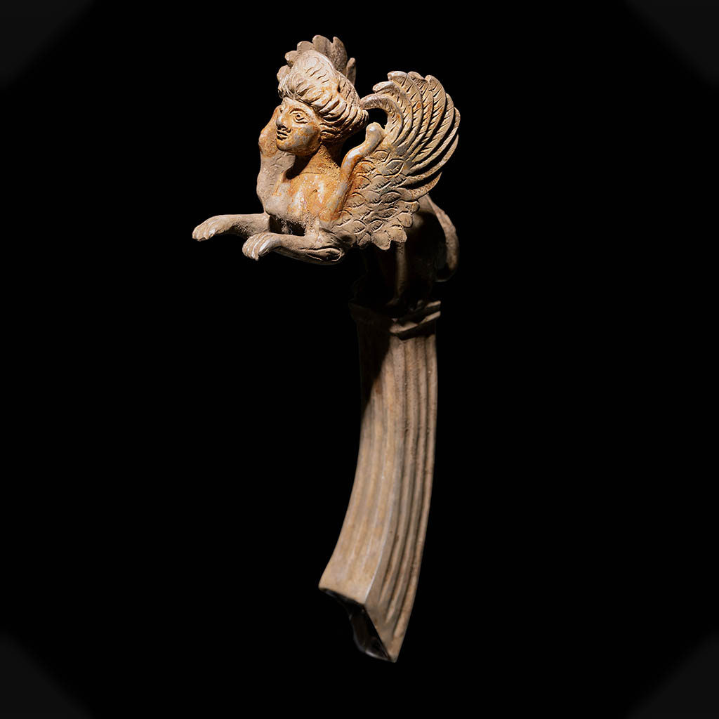 Silver Pair of Sphinx Handles - Image 6