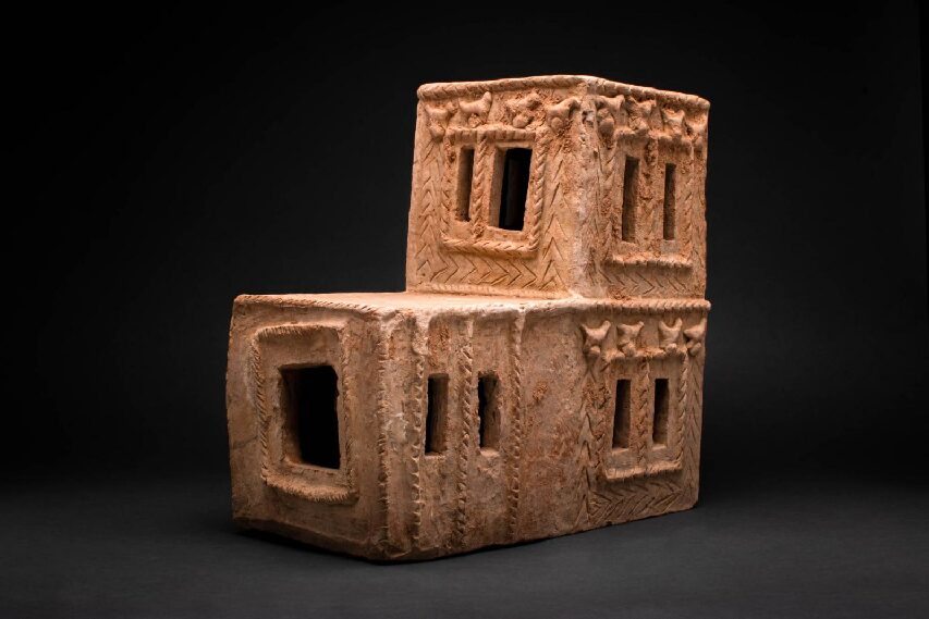 MONUMENTAL MESOPOTAMIAN ARCHITECTURAL TERRACOTTA MODEL