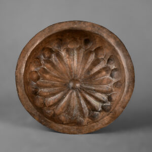 Silver Ribbed Achaemenid Wine Philae Bowl