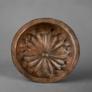 Silver Ribbed Achaemenid Wine Philae Bowl