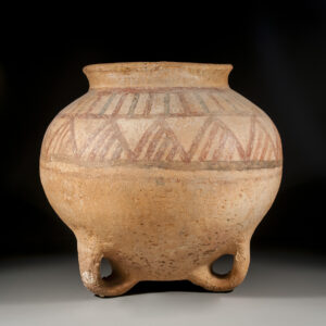 Canaanite Loop Footed Painted Jar