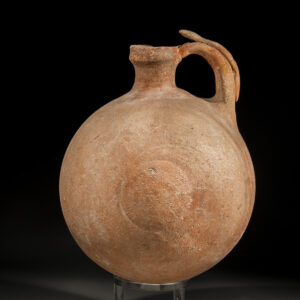 Phoenician Globular Jug with Double Stand Handle