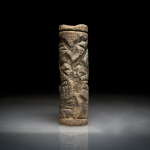 An Akkadian Dolomite Cylinder Seal with a Winged Griffins