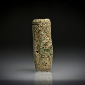 An Early Babylonian Ceramic Cylinder Seal with Two Winged Griffins